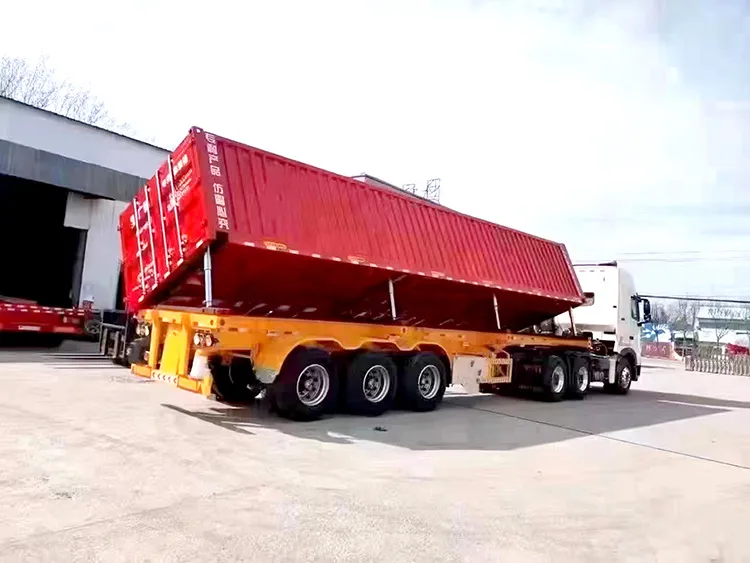 Напівпричіп розкидний каркас