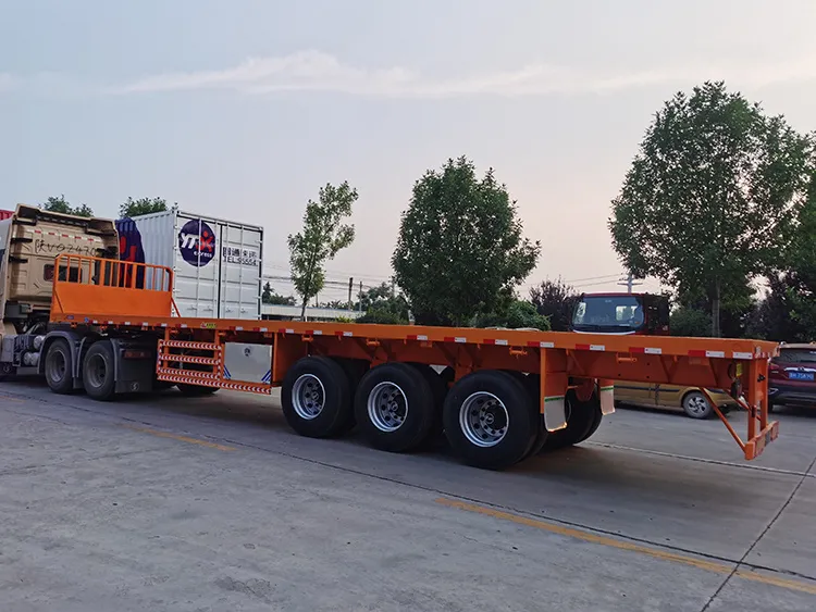 Прямий промінь плоский напівпричіп